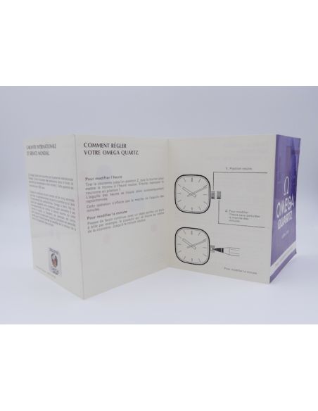 Omega Quartz 1330 Livret - Booklet 
