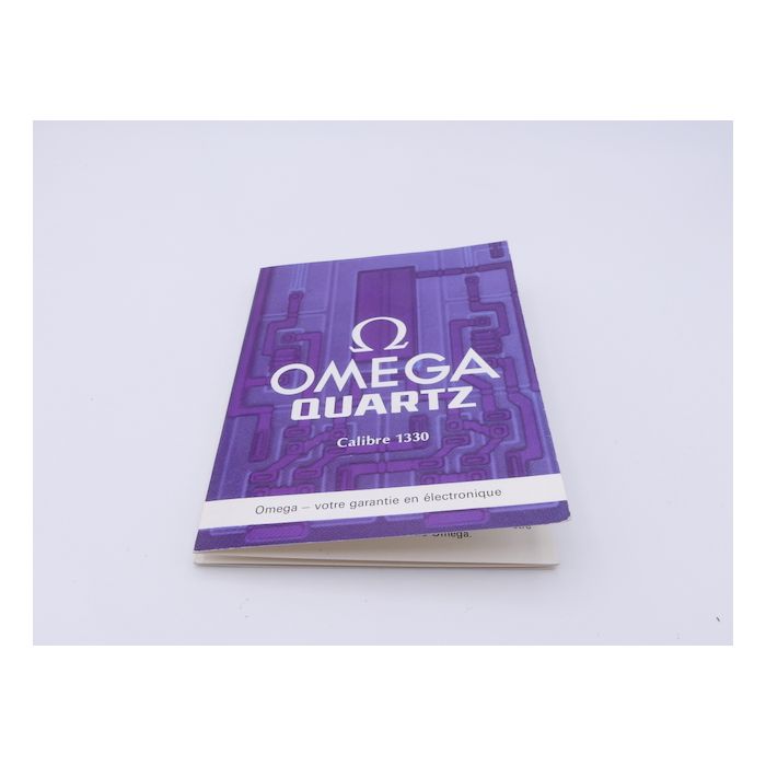 Omega Quartz 1330 Livret - Booklet 