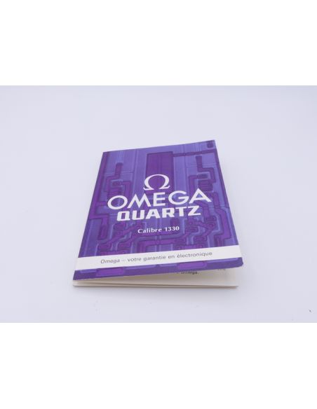 Omega Quartz 1330 Livret - Booklet 