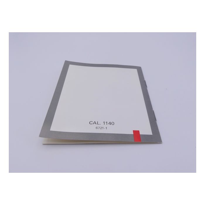 Omega Speedmaster AutoLivret - Booklet - Cal 1140