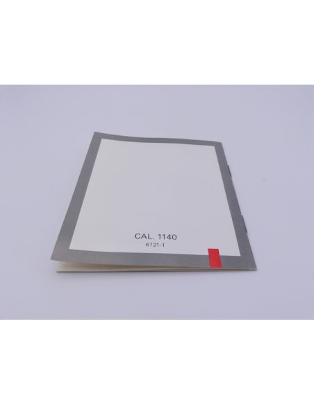 Omega Speedmaster AutoLivret - Booklet - Cal 1140
