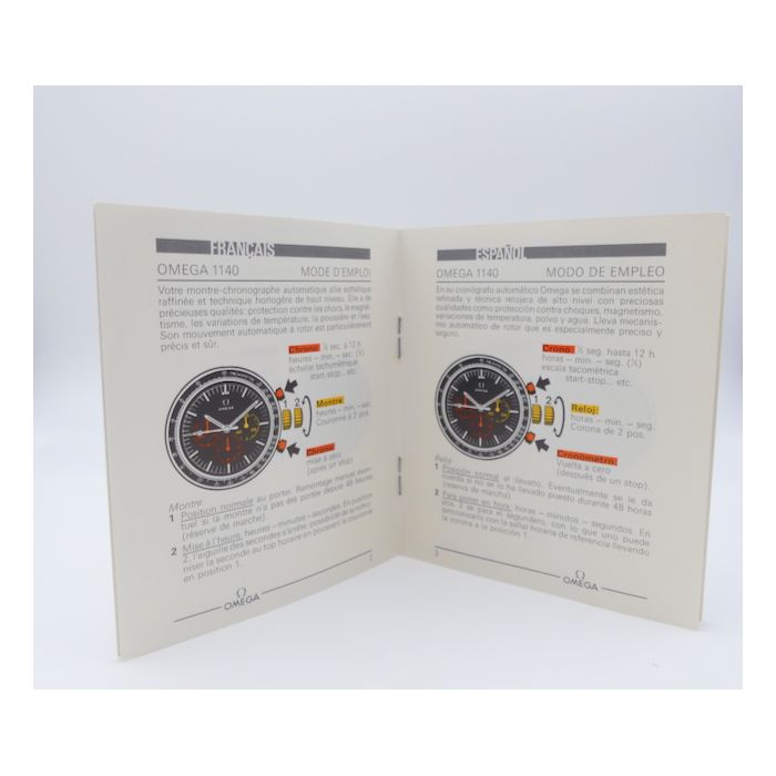 Omega Speedmaster AutoLivret - Booklet - Cal 1140