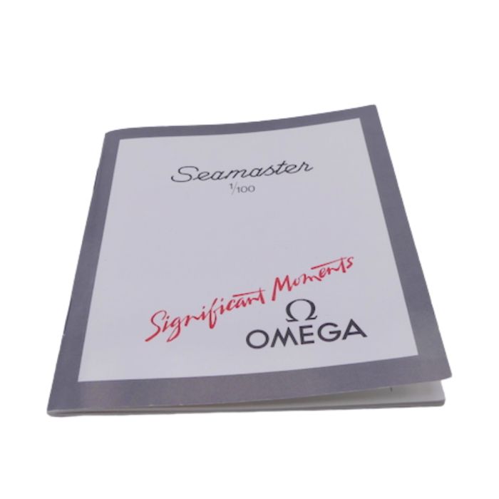 Omega Chronographe Seamaster 1/100 Livret - Booklet - Cal 1670