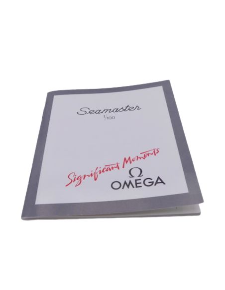 Omega Chronographe Seamaster 1/100 Livret - Booklet - Cal 1670