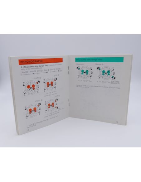 Omega Chronographe Seamaster 1/100 Livret - Booklet - Cal 1670