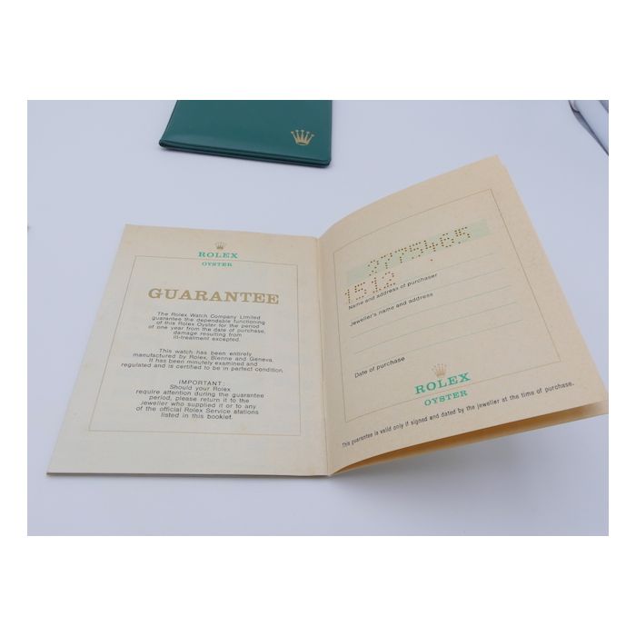 copy ofRolex 79173 Attestation-Garantie