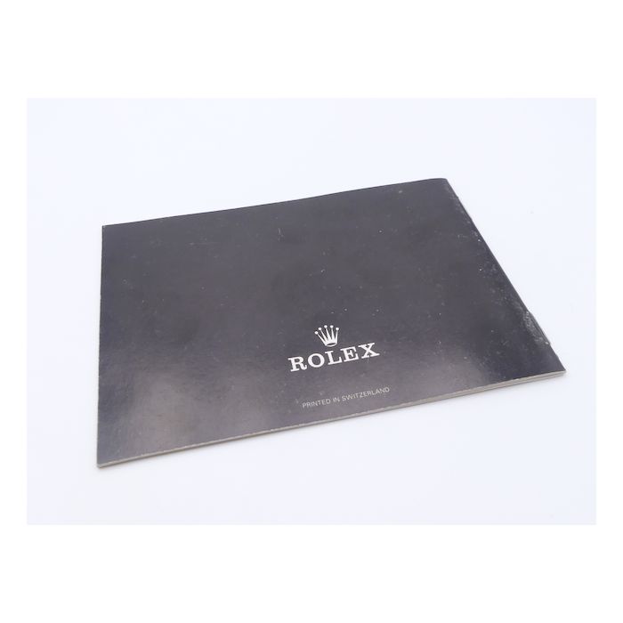 Rolex Day-Date Booklet - 1987