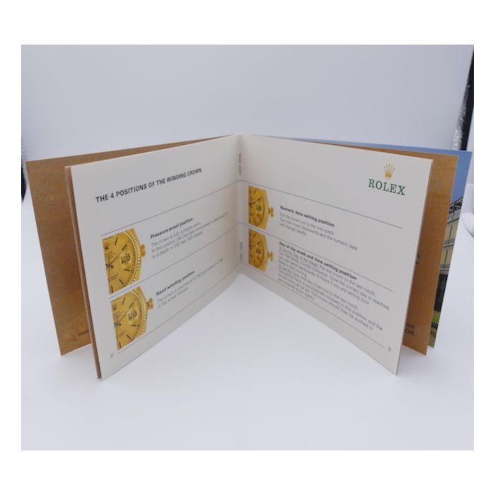 Rolex Day-Date Booklet - 1987