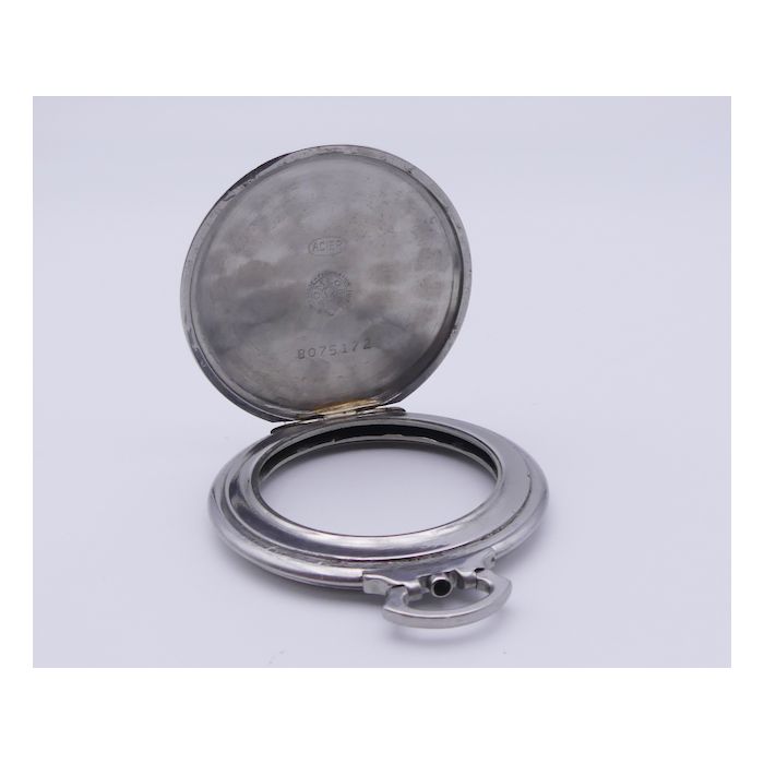 Omega 35.5 Boîtier acier - Steel pocket watch case