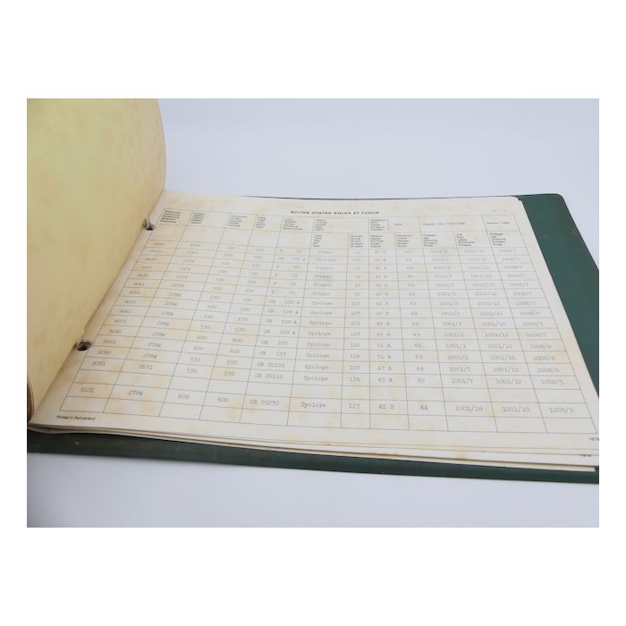 Rolex Classeur Oyster R20 - Oyster catalog - 1969 / 1979