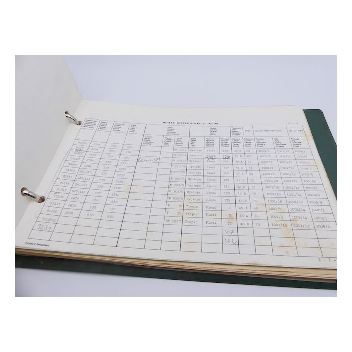 Rolex Classeur Oyster R20 - Oyster catalog - 1969 / 1979