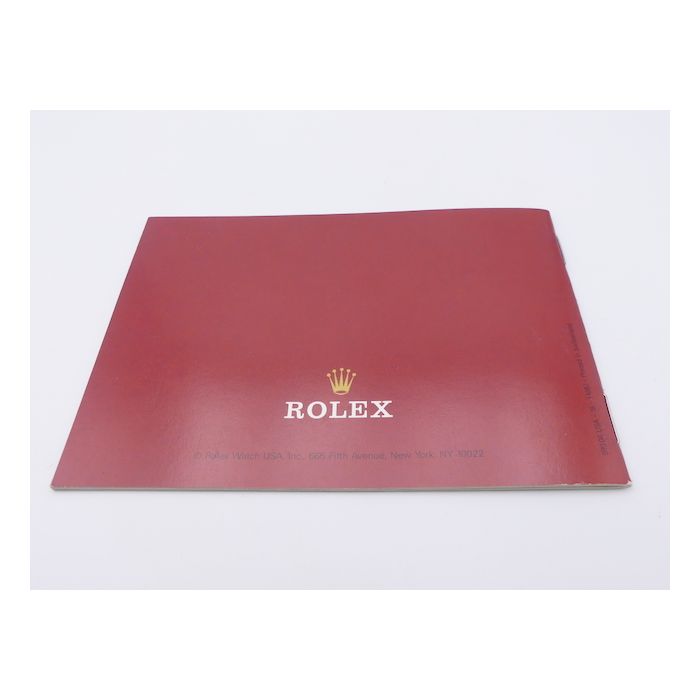 Rolex oyster Date Booklet - 1997