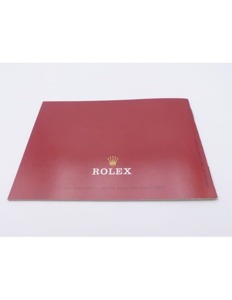 Rolex oyster Date Booklet - 1997