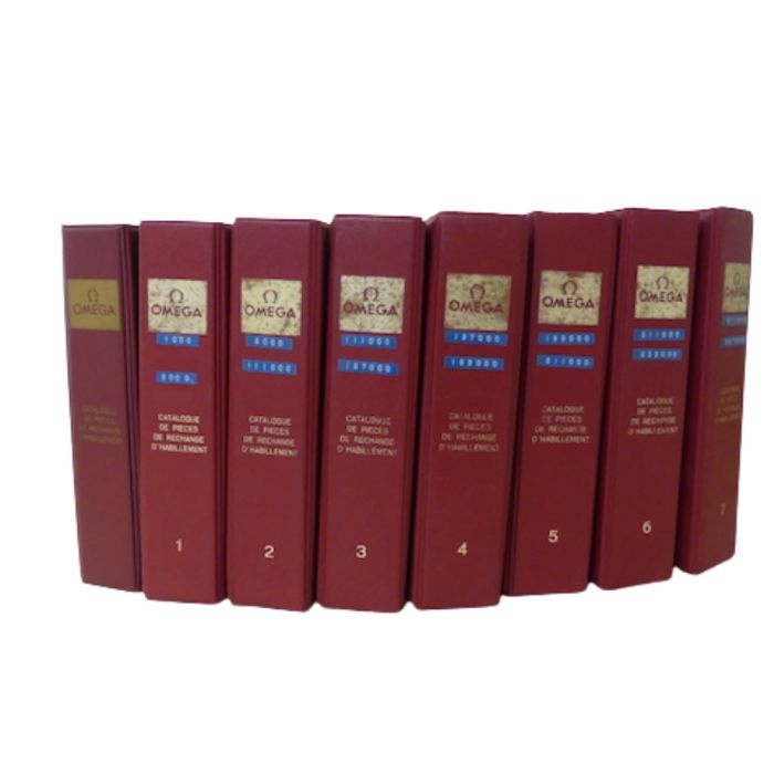 Omega Catalogues de pièces de rechange d'habillement - Vintage technical books