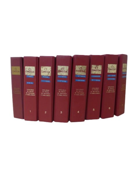 Omega Catalogues de pièces de rechange d'habillement - Vintage technical books