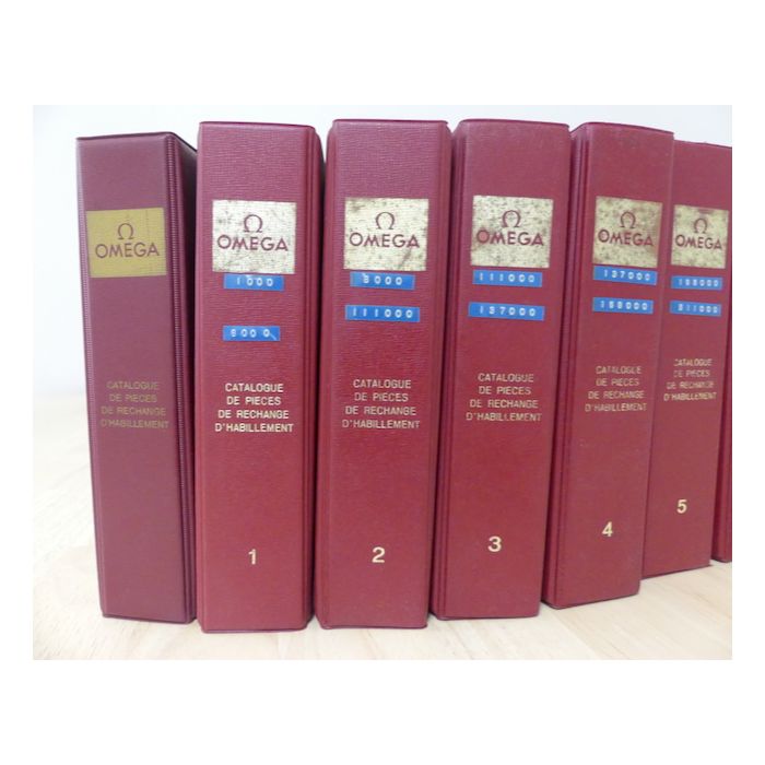 Omega Catalogues de pièces de rechange d'habillement - Vintage technical books