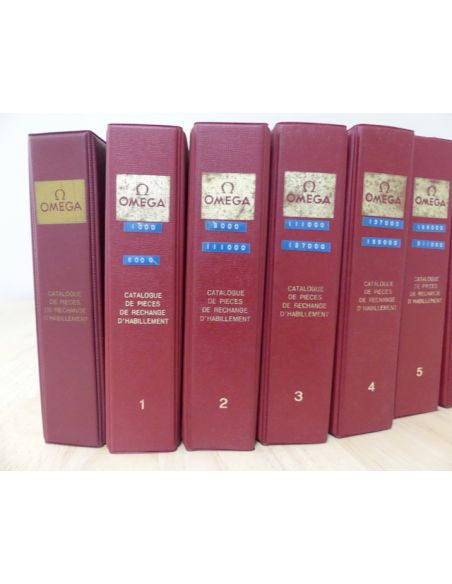 Omega Catalogues de pièces de rechange d'habillement - Vintage technical books