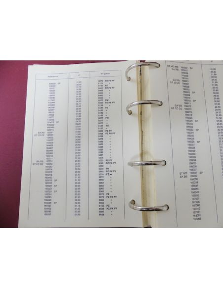 Omega Catalogues de pièces de rechange d'habillement - Vintage technical books