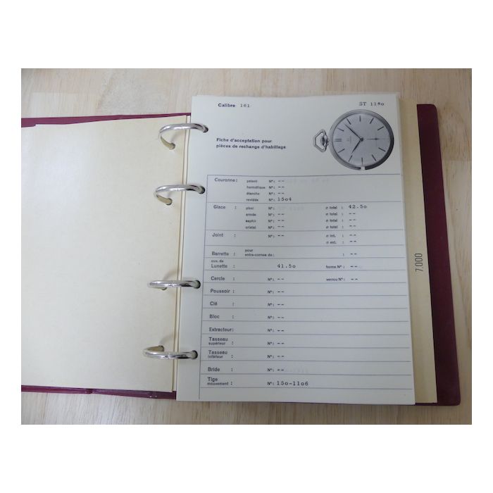 Omega Catalogues de pièces de rechange d'habillement - Vintage technical books