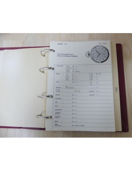 Omega Catalogues de pièces de rechange d'habillement - Vintage technical books