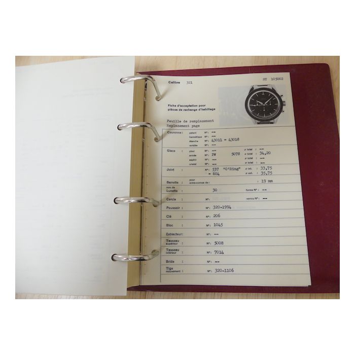 Omega Catalogues de pièces de rechange d'habillement - Vintage technical books