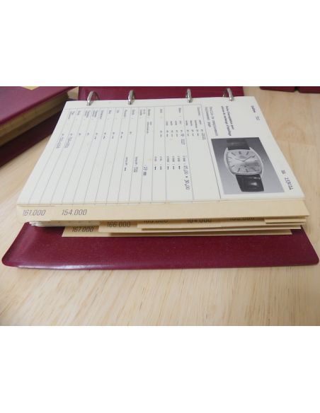 Omega Catalogues de pièces de rechange d'habillement - Vintage technical books