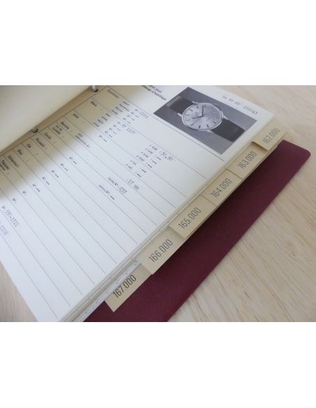 Omega Catalogues de pièces de rechange d'habillement - Vintage technical books