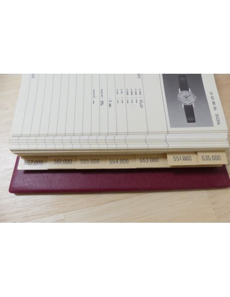 Omega Catalogues de pièces de rechange d'habillement - Vintage technical books