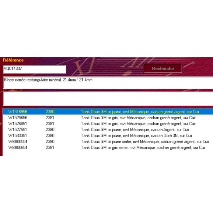 Cartier Tank OBUS Verre - Glass - VQ014337