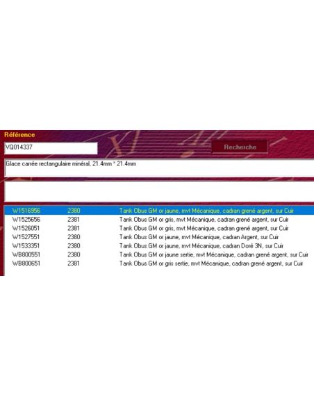 Cartier Tank OBUS Verre - Glass - VQ014337