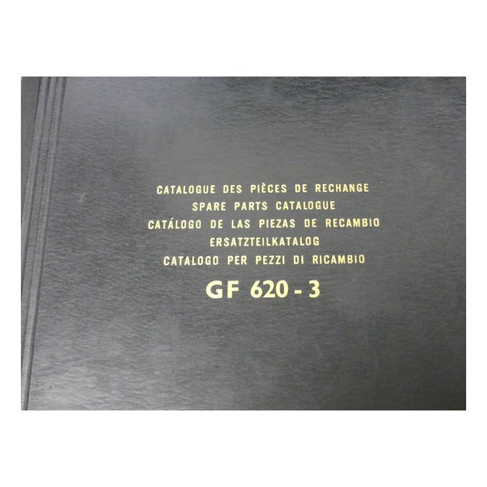 Omega GF 620-3 Catalogue des pièces - Spare parts Catalogue