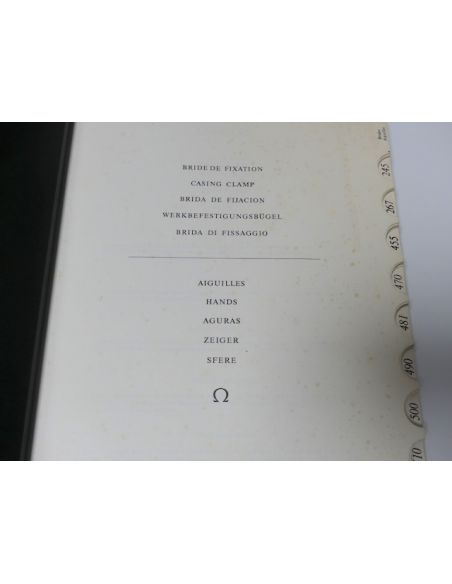 Omega GF 620-3 Catalogue des pièces - Spare parts Catalogue