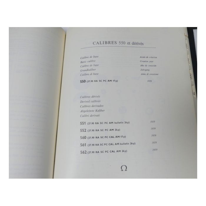 Omega GF 620-3 Catalogue des pièces - Spare parts Catalogue