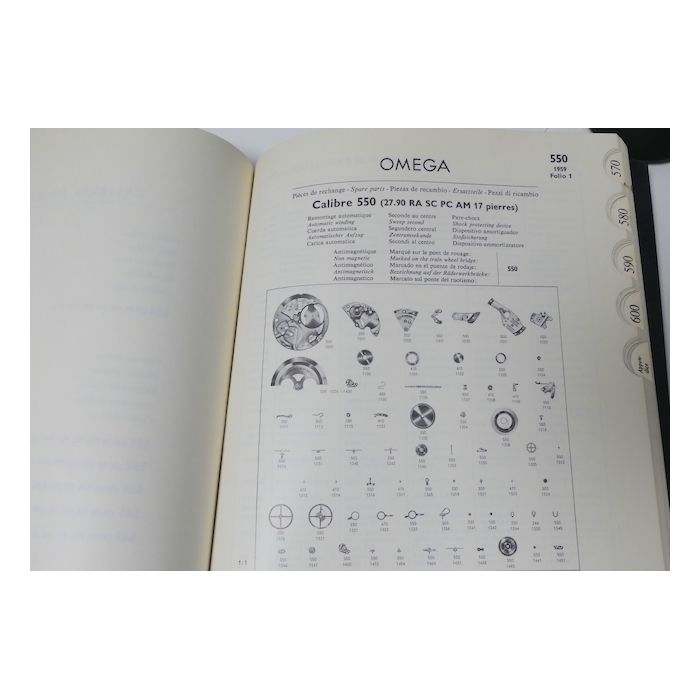 Omega GF 620-3 Catalogue des pièces - Spare parts Catalogue
