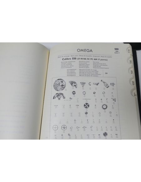Omega GF 620-3 Catalogue des pièces - Spare parts Catalogue