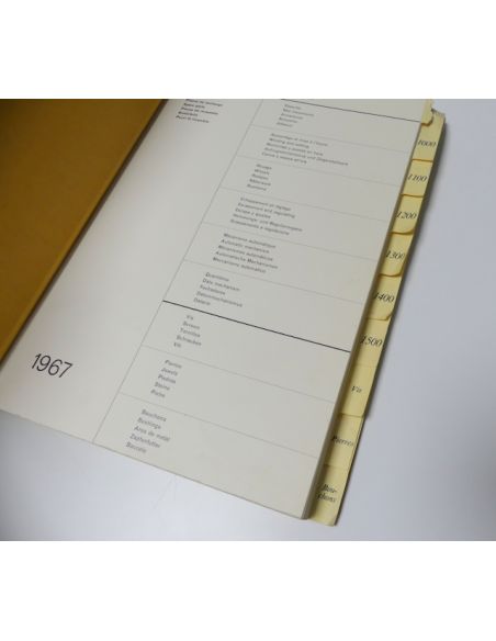 Omega Catalogue des pièces de rechange - Spare parts Catalogue - 1967