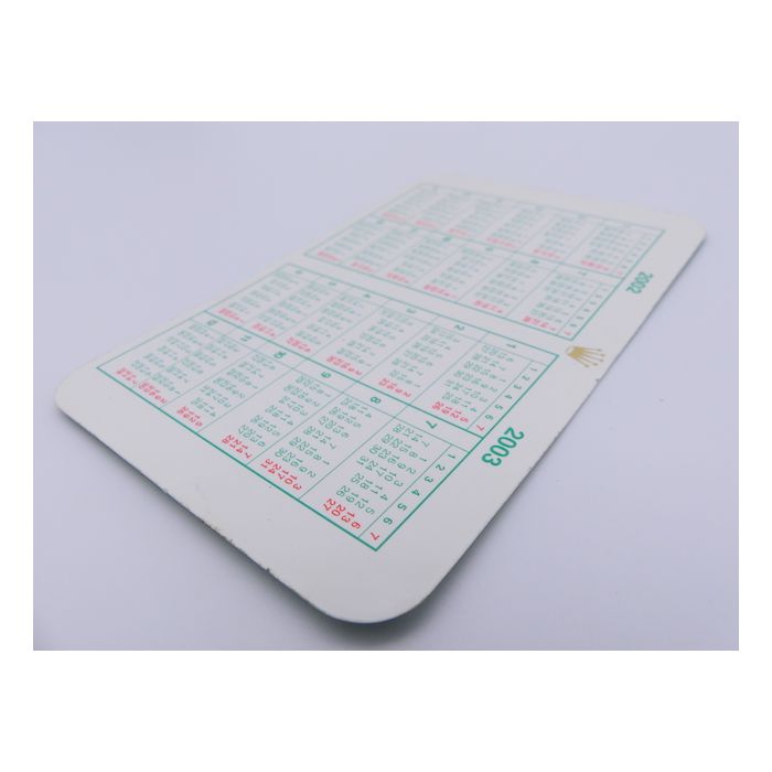 copy ofRolex world map calendar 1997/1998