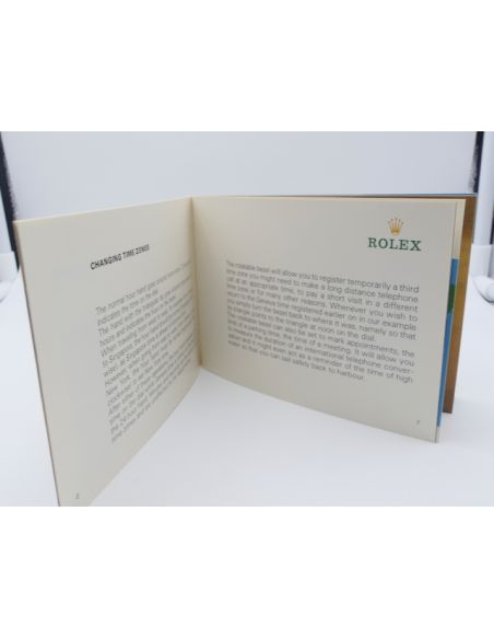 Rolex GMT-MASTER Booklet - 1987
