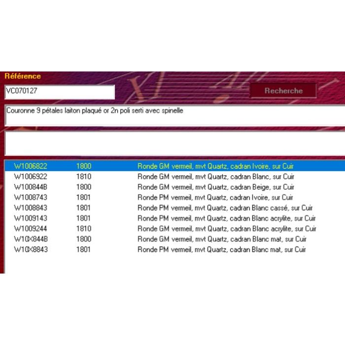 Cartier vermeil couronne - crown