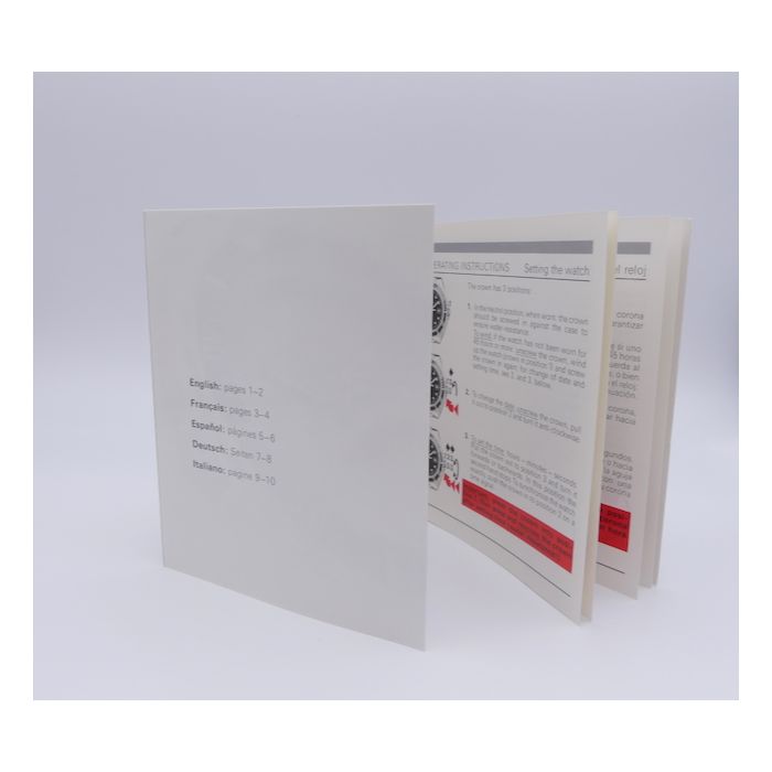 Omega Seamaster Auto 200m Livret - Booklet - Cal 1111