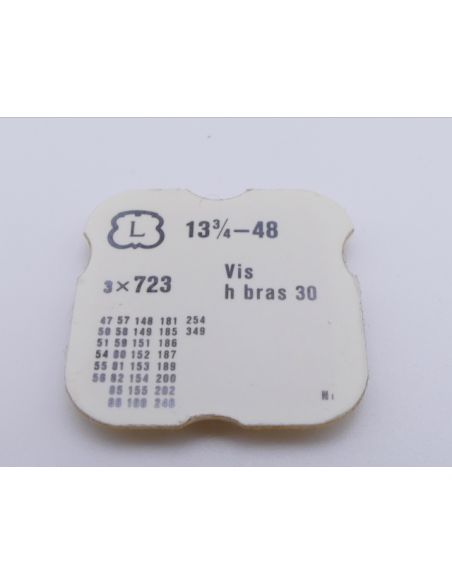 Landeron 48 - 723 Axe de balancier (à l'unité) - Balancer staff pivoted (per unit)