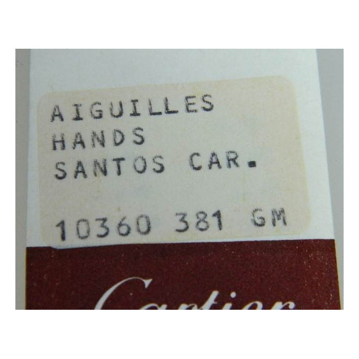 Cartier Santos GM aiguilles