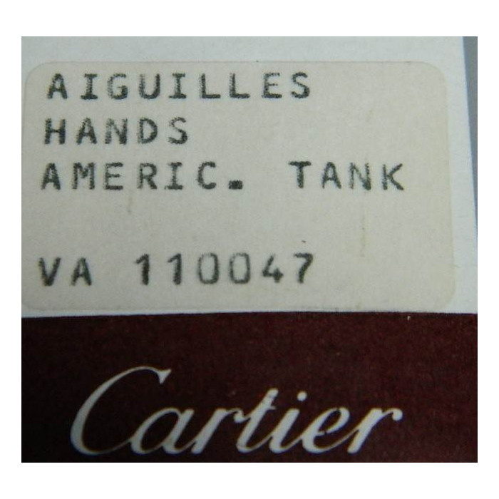 Cartier Tank americ. aiguilles