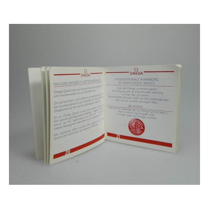 Livret Omega Cal 1365