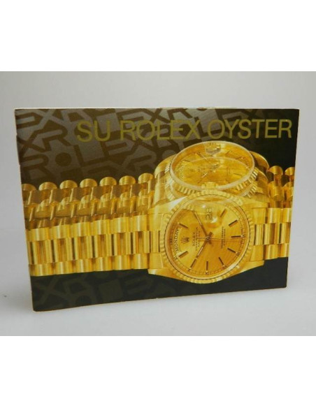 Livret Rolex Oyster espagnol