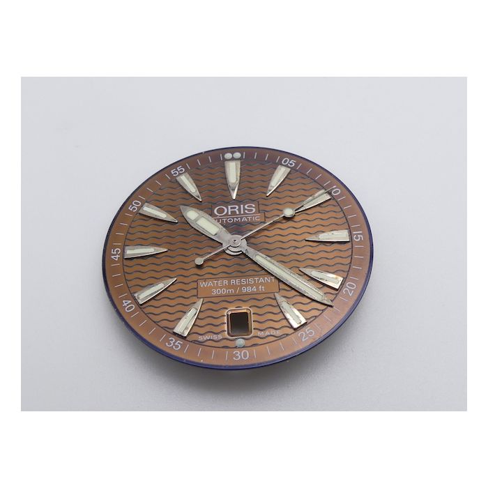 Oris Diver date 7533 Cadran Chocolat- Patina Dial 