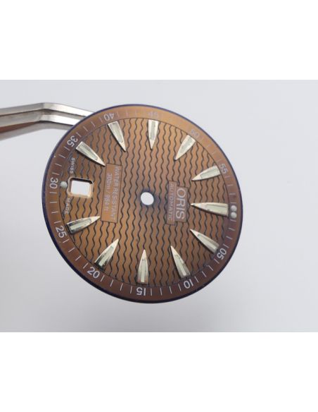 Oris Diver date 7533 Cadran Chocolat- Patina Dial 