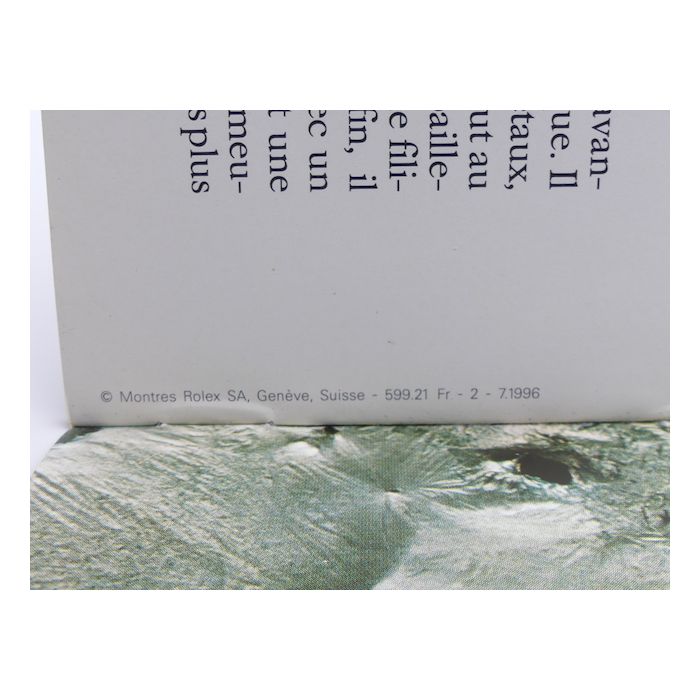 copy ofRolex Booklet Your rolex Oyster - 1979