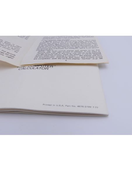 copy ofPulsar Calculator stylo + booklet