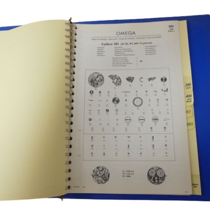 Omega GF 620-4 Catalogue des pièces - Spare parts Catalogue